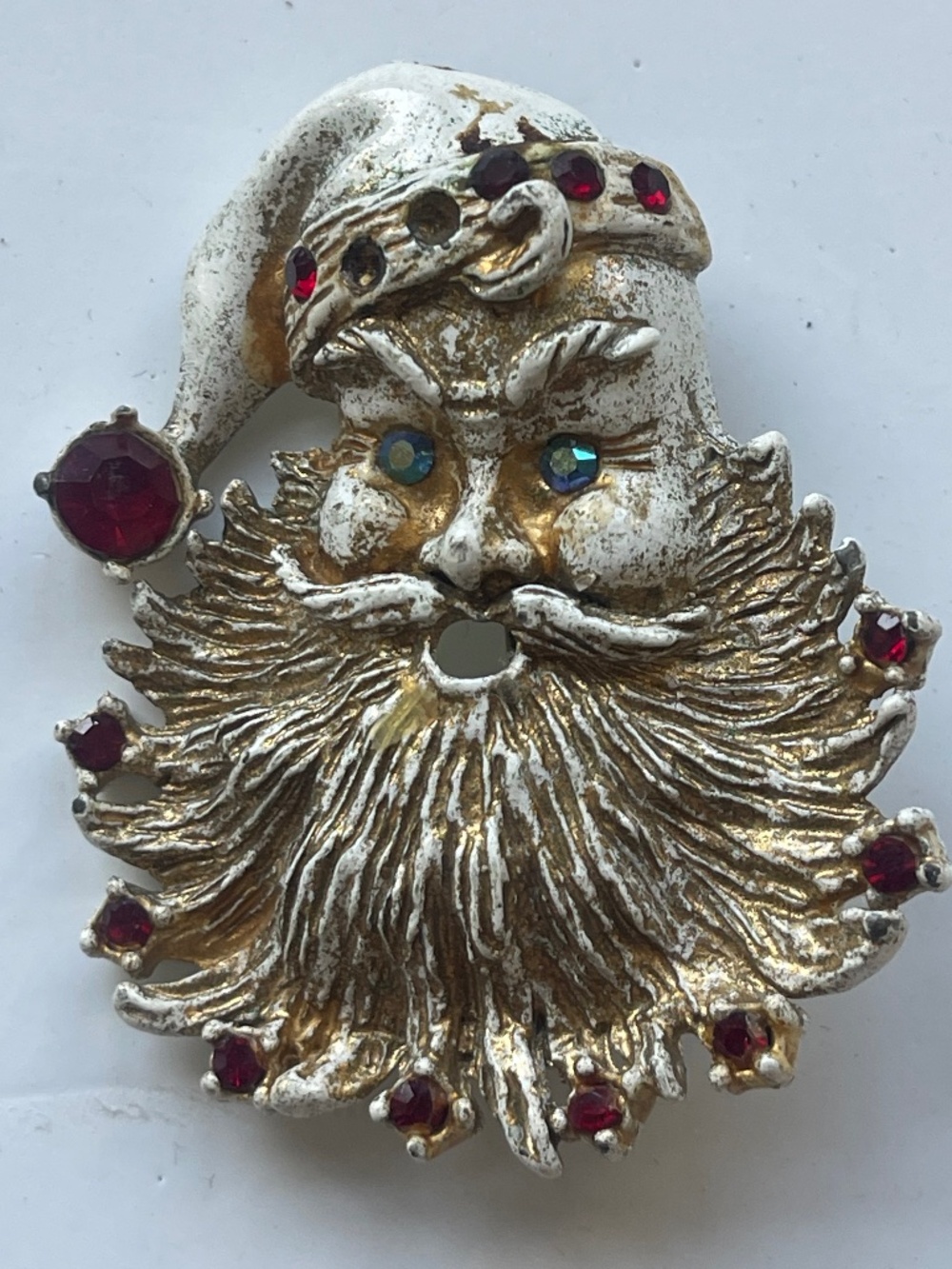 Christmas Santa Brooch